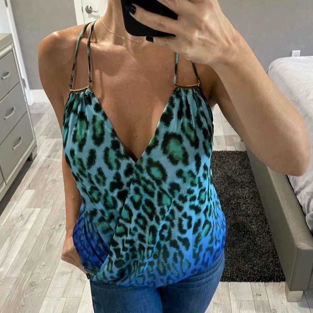 Leopard print blouse